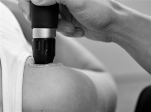 Trykkbølgebehandling av skulder